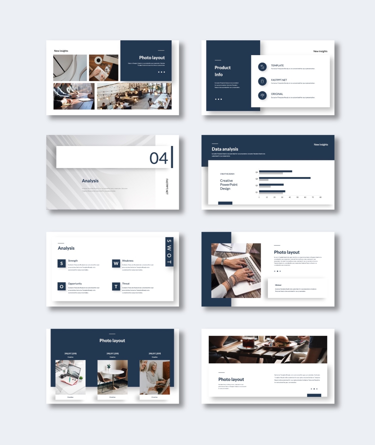 Clean Elegant Business PowerPoint Template – Original and High Quality ...