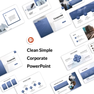 Clean Simple Corporate PowerPoint Template