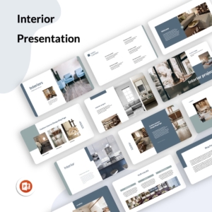 Cool Modern Property Interior Presentation Template