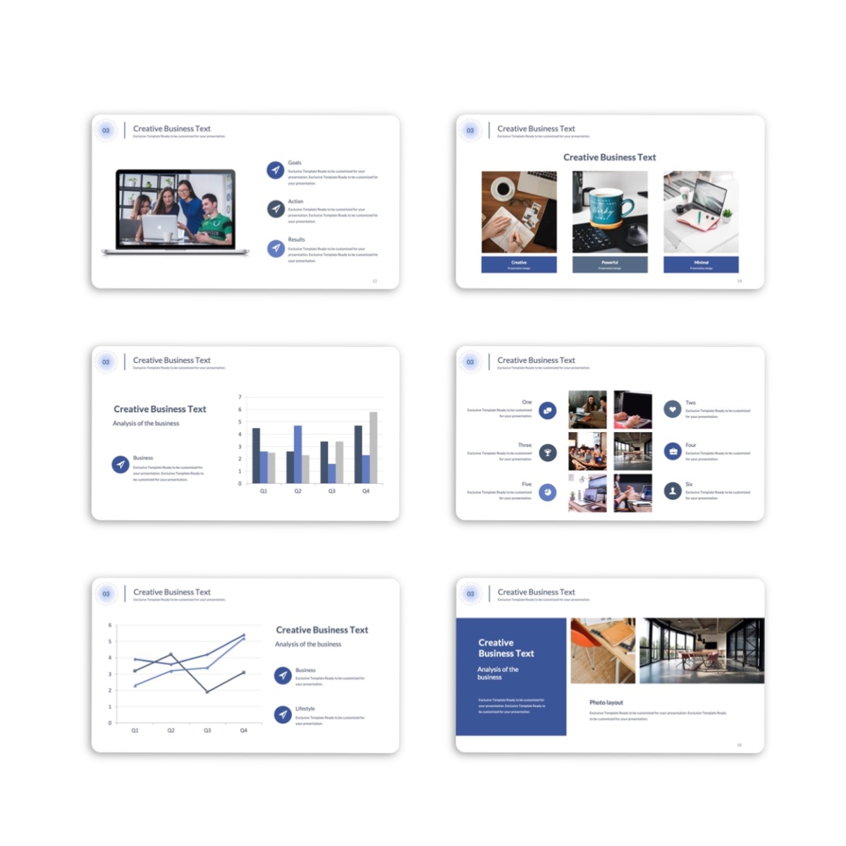 Simple Elegant Business Analysis PowerPoint Template