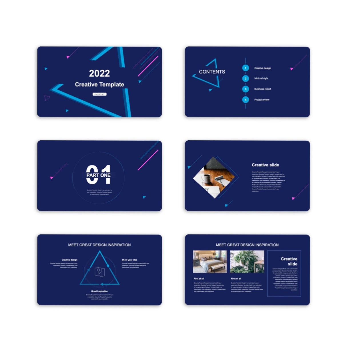 Chic fashion Creative PowerPoint Template