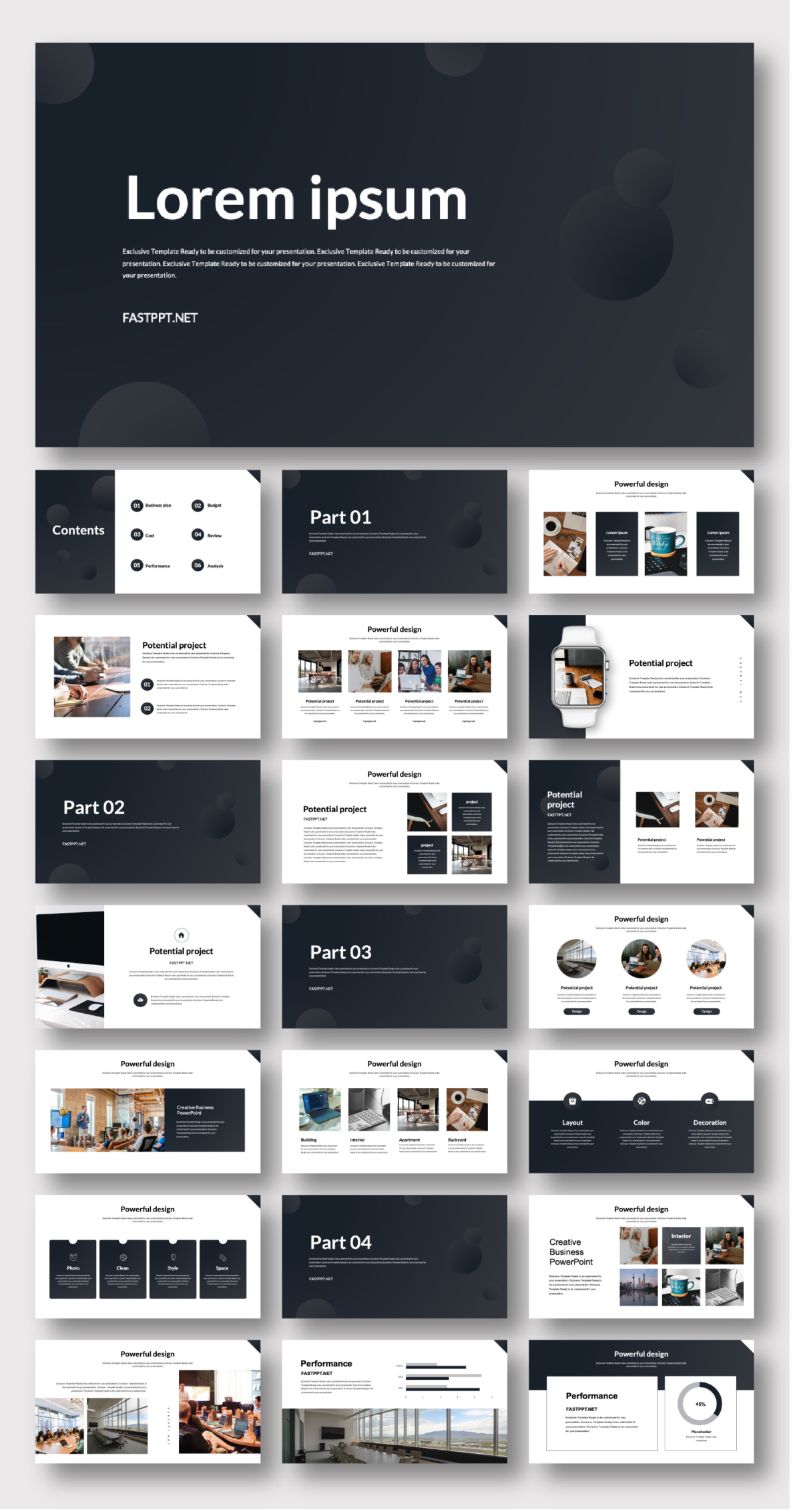 Business Report Powerful Presentation Template – Original and High ...