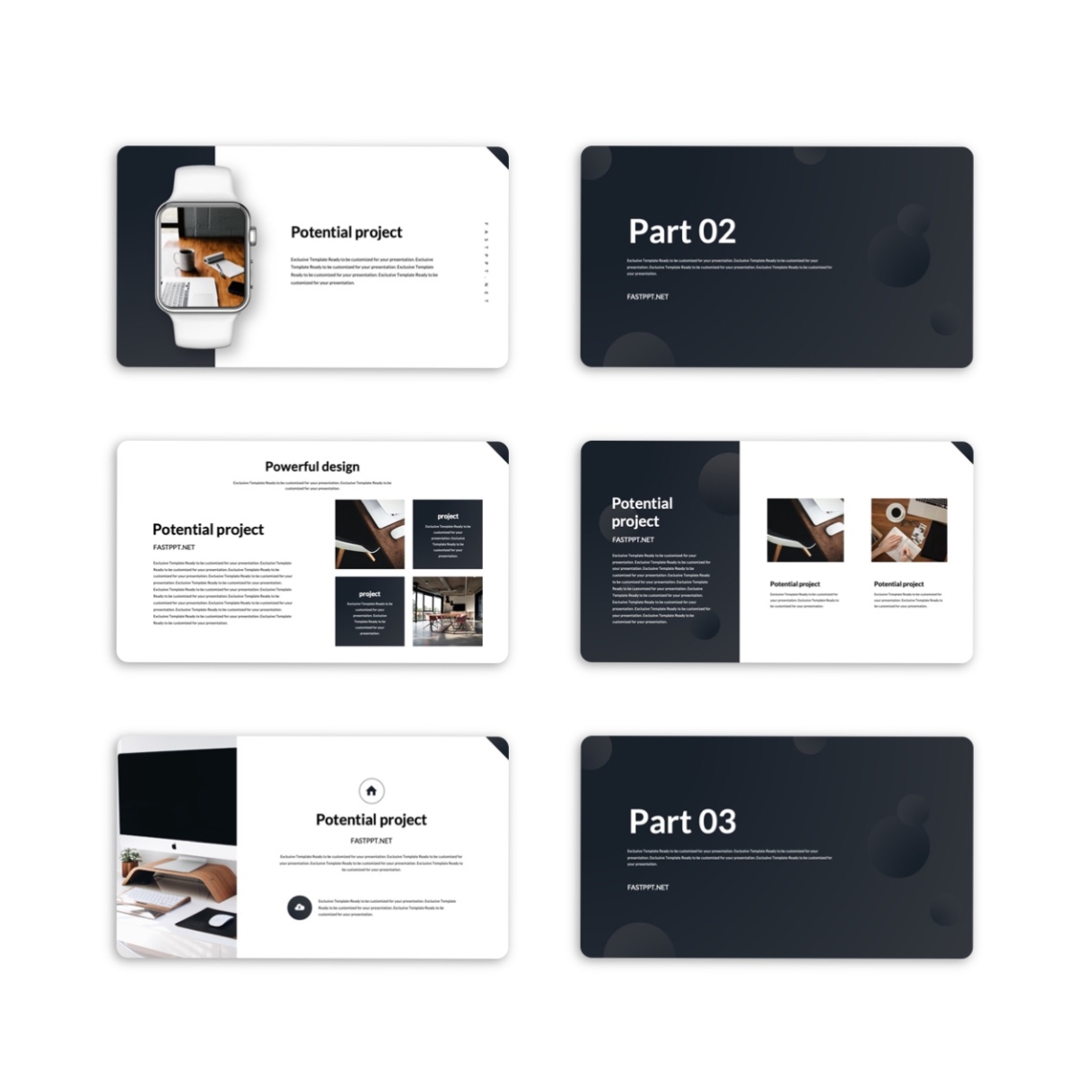 Business Report Powerful Presentation Template