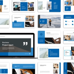 Creative Fashion Project Report Presentation Template