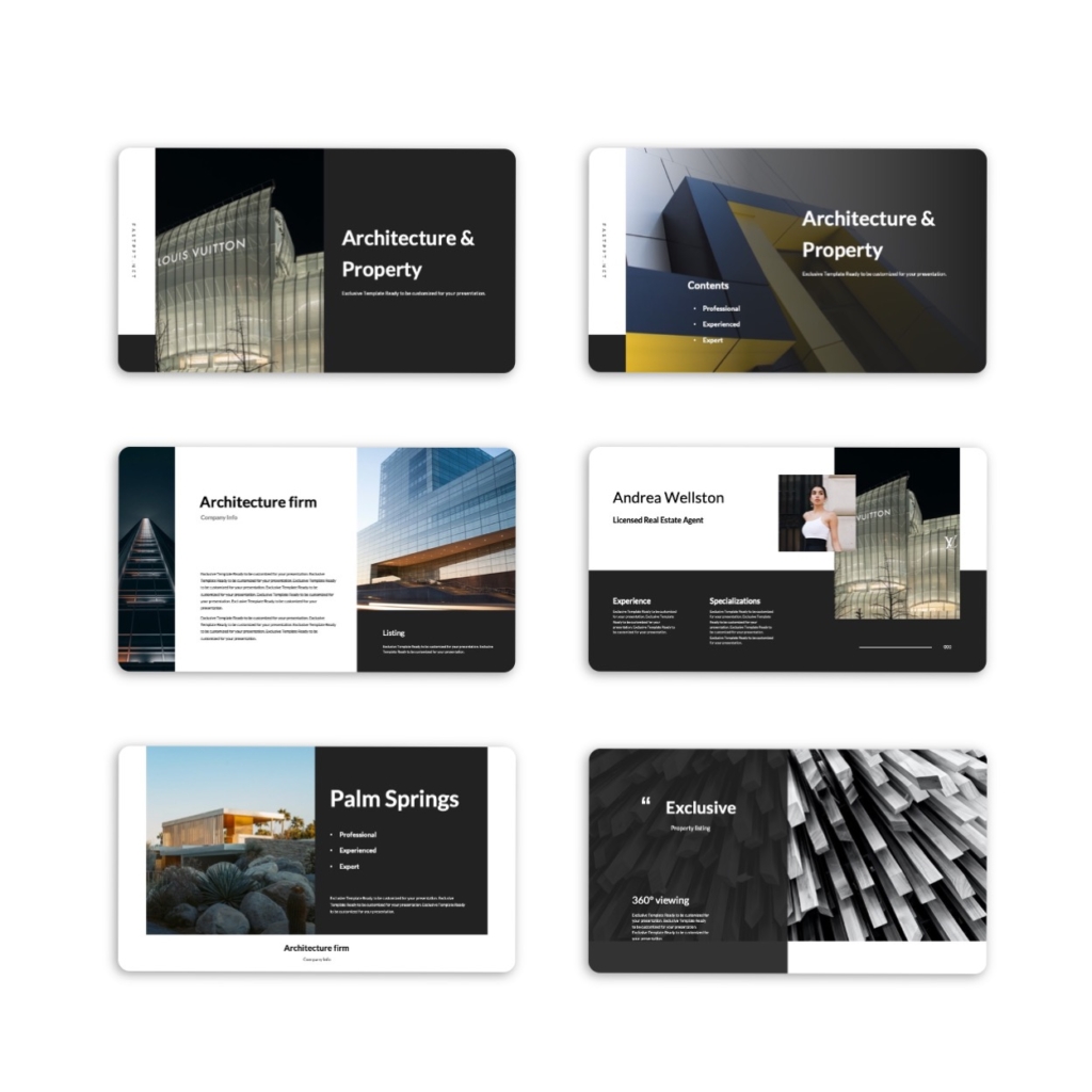 Architecture Interior Concept Proposal PowerPoint Template – Original ...