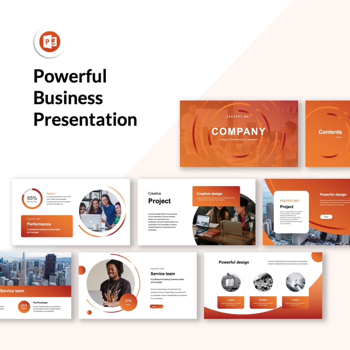 2 in 1 Powerful Business Presentation Template