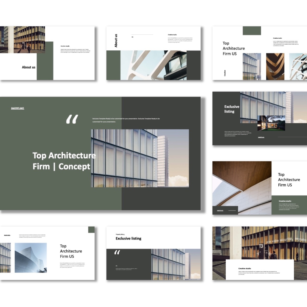 Contemporary Modern Architecture Presentation Template