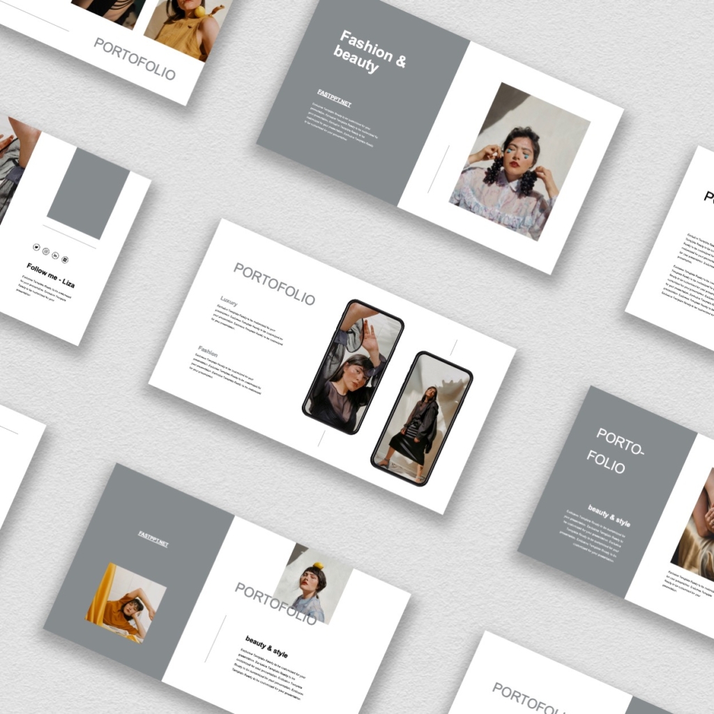Photo Layout Presentation Template – Original and High Quality