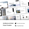 Architecture Hotel Project Proposal PowerPoint Template