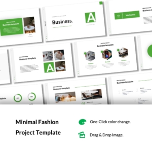 Clean Minimalist Business PowerPoint Template