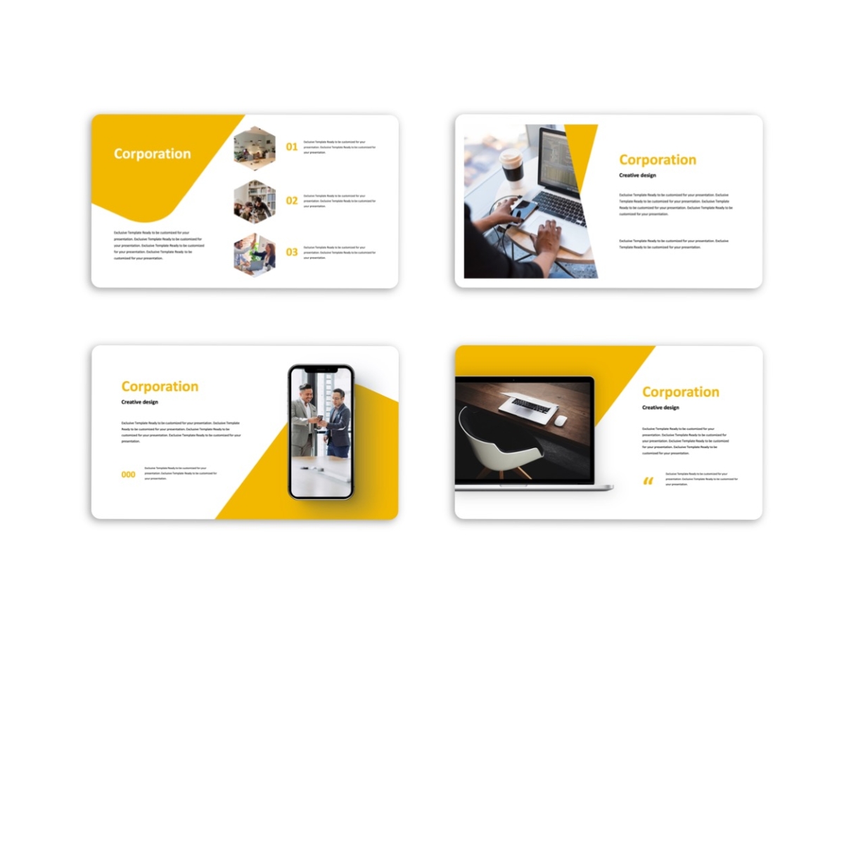 Classic Yellow Creative Project Report Template