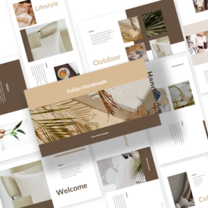 Brown Purple Interior Furniture Presentation Template