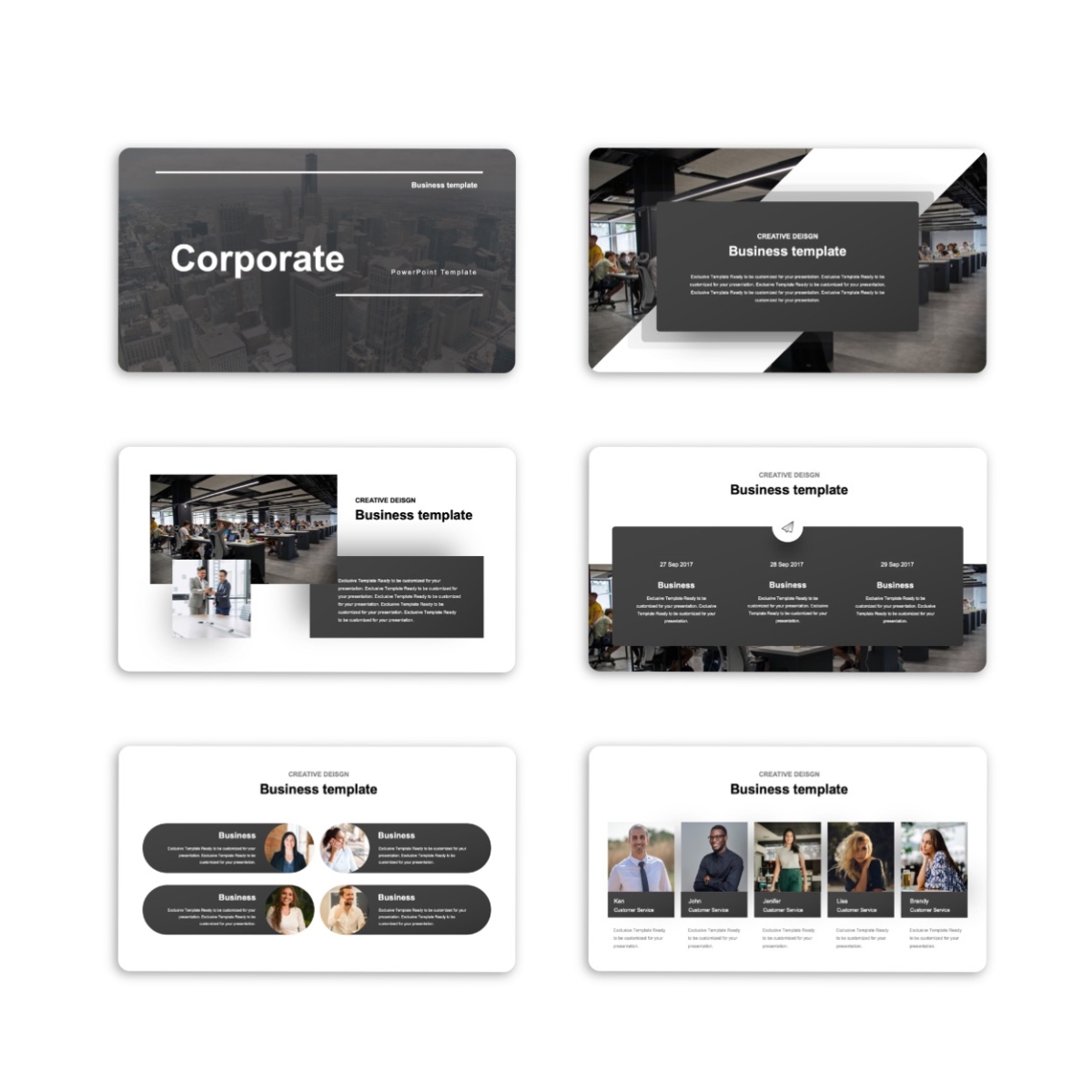 Modern Unique Fully Editable PowerPoint Template