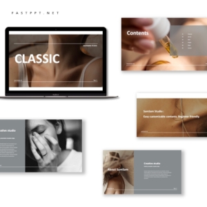 Classic Fashion Resume Presentation Template