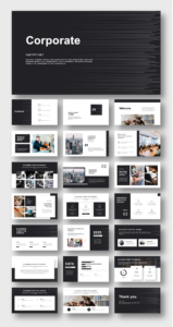 Professional Minimal Corporate Presentation Template – Original and ...