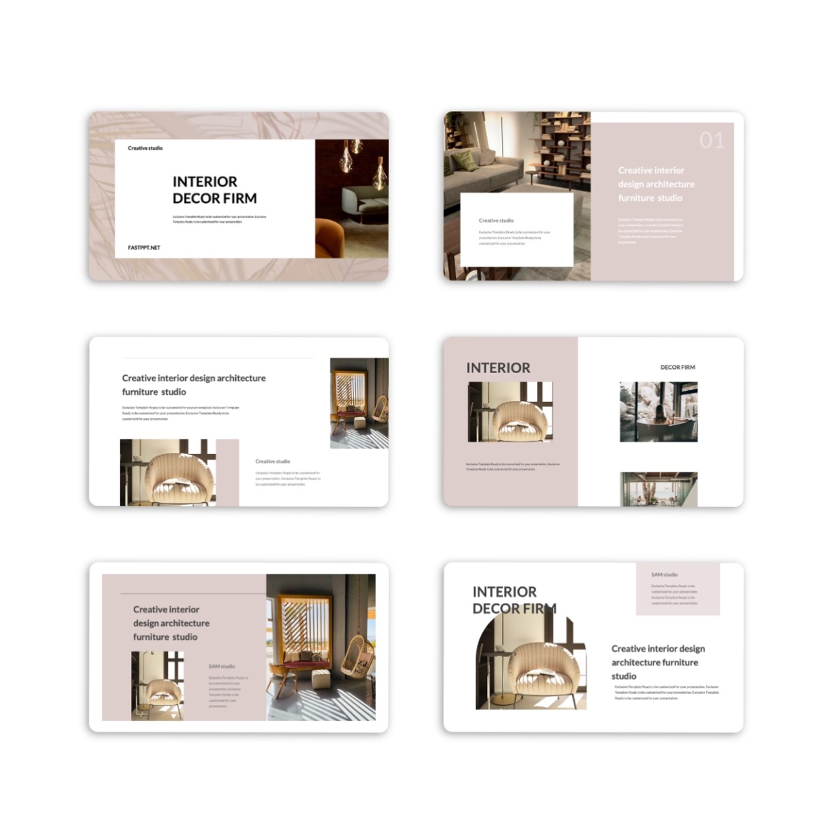 Creative Elegance Interior Design PowerPoint Template