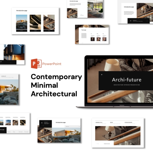 Architecture Interior Concept Proposal PowerPoint Template – Original ...
