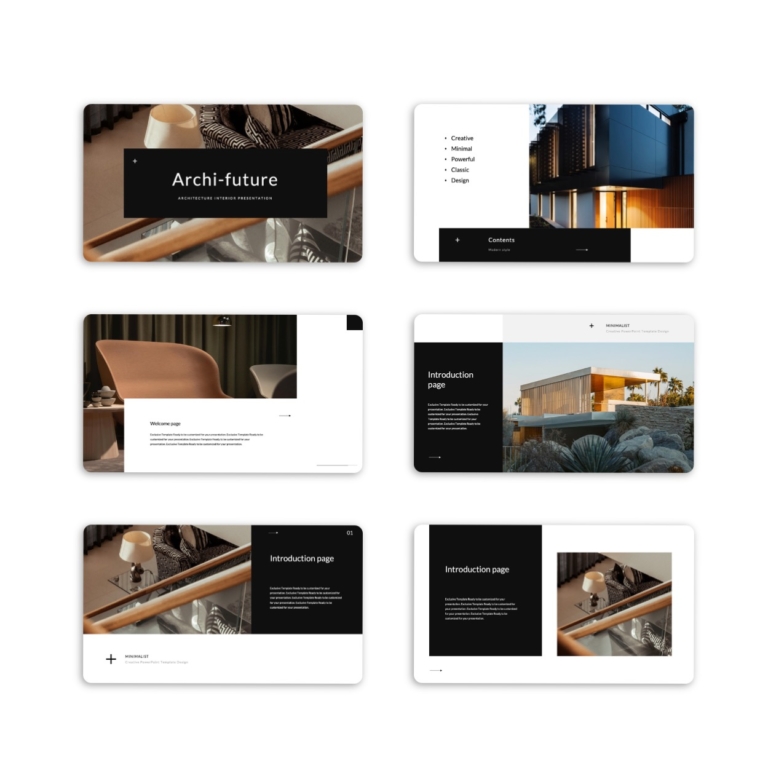 Architecture Interior Concept Proposal PowerPoint Template – Original ...