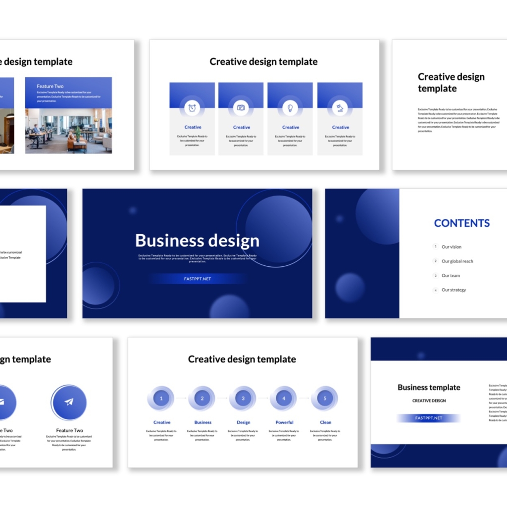 Business Report Creative Design PowerPoint Template – Original and High ...