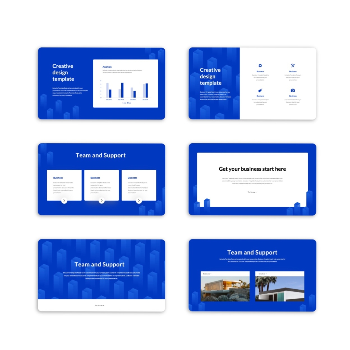 Simple Modern Architecture Power Point Template