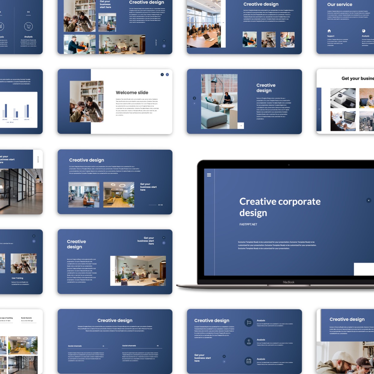 Corporate Design Company Introduction Presentation Template – Original ...