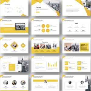 Minimalism Business Report PowerPoint template