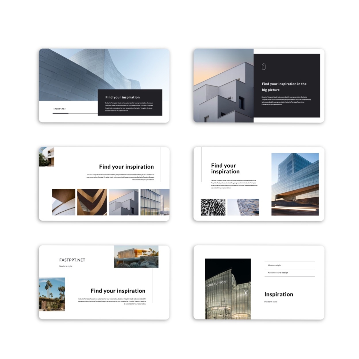 Architecture Interior Concept Proposal PowerPoint Template