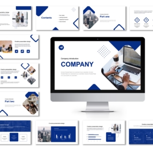 Clean Modern Company Portfolio Presentation Template