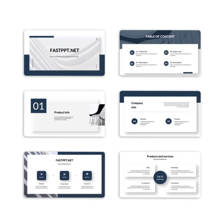 Clean Magazine Style Business Presentation Template – Original and High ...