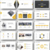 Minimal Yellow Annual Report Presentation Template