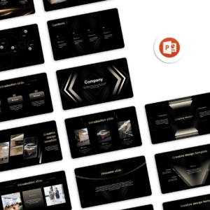 Black Golden Business Plan Presentation Template