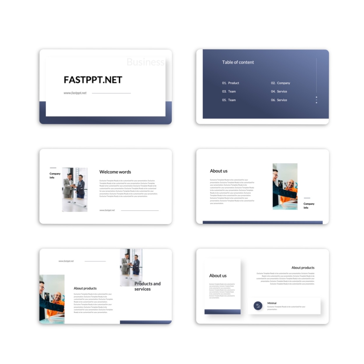 Minimalism Creative Project Report Presentation Template