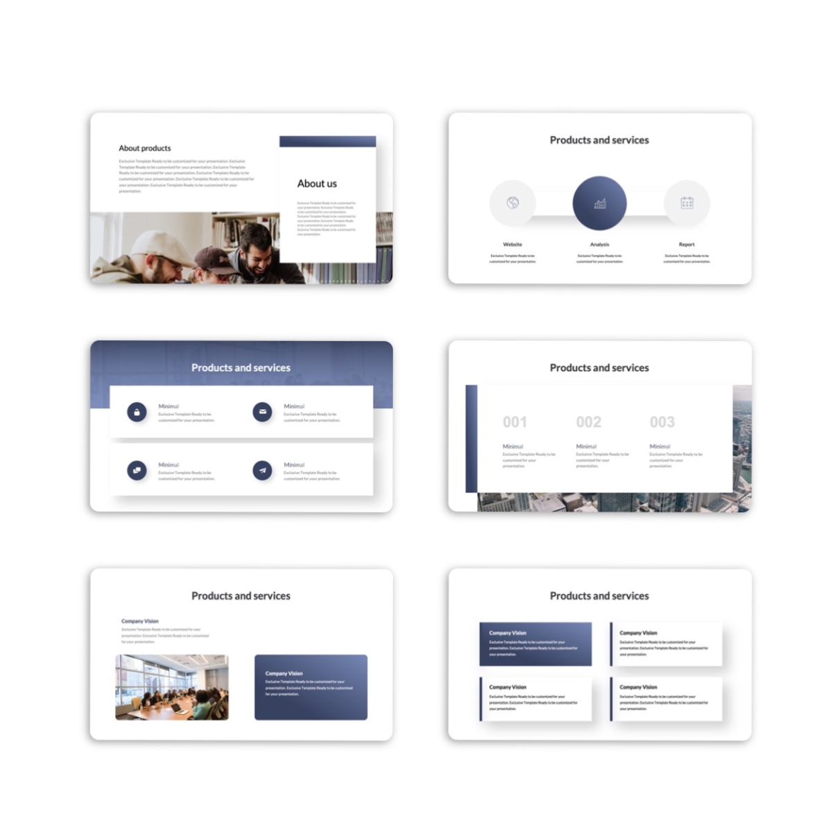 Minimalism Creative Project Report Presentation Template