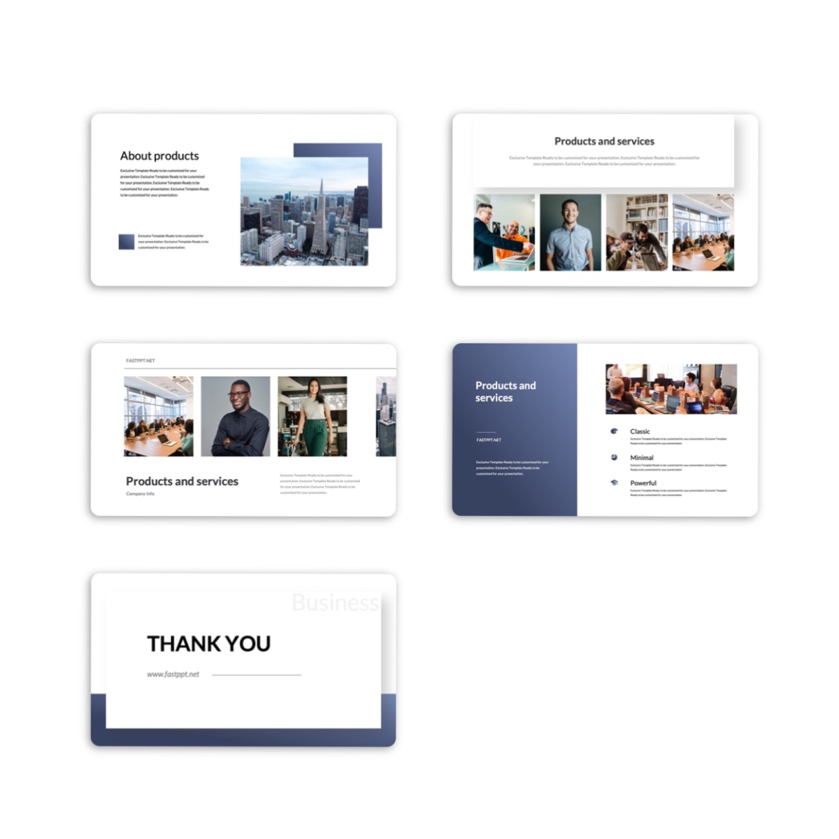 Minimalism Creative Project Report Presentation Template