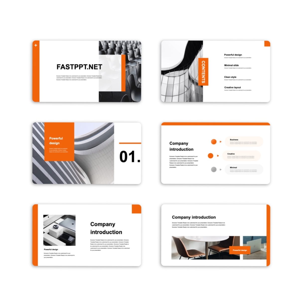 Creative Agency Projects Reports Presentation Template