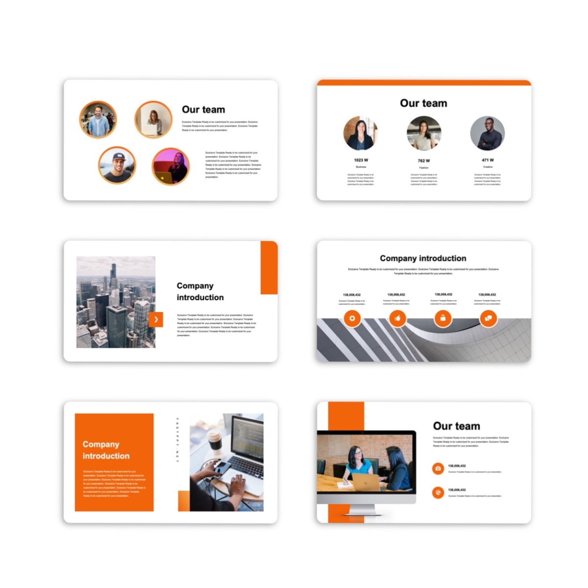 Creative Agency Projects Reports Presentation Template