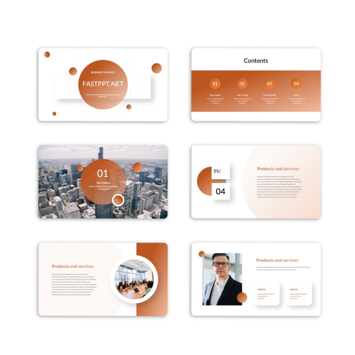 Business Plan Annual Report Presentation Template