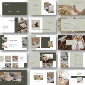 Elegant Minimal Interior Design Presentation Template