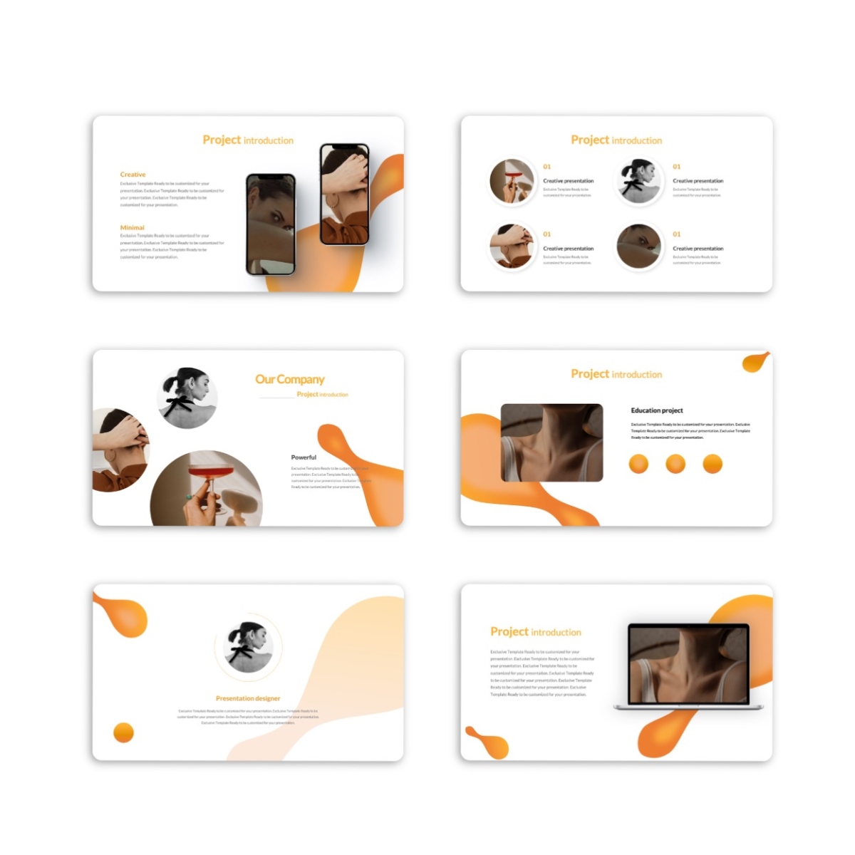 Fashion Chic Creative Brand PowerPoint Template