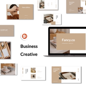 2022 Trendy Elegant Design Interior Fashion PowerPoint Template