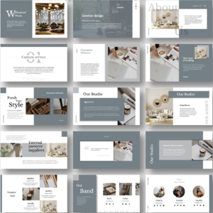 Elegant Interior Brand Minimal Portfolio Template