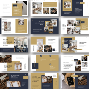 Creative Elegant Powerful Interior Presentation Template