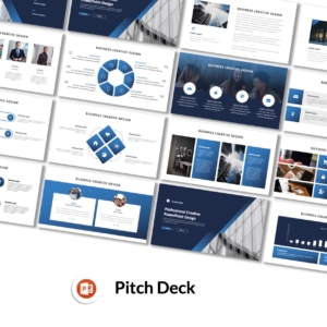 Dark Blue Business Professional Presentation Templat