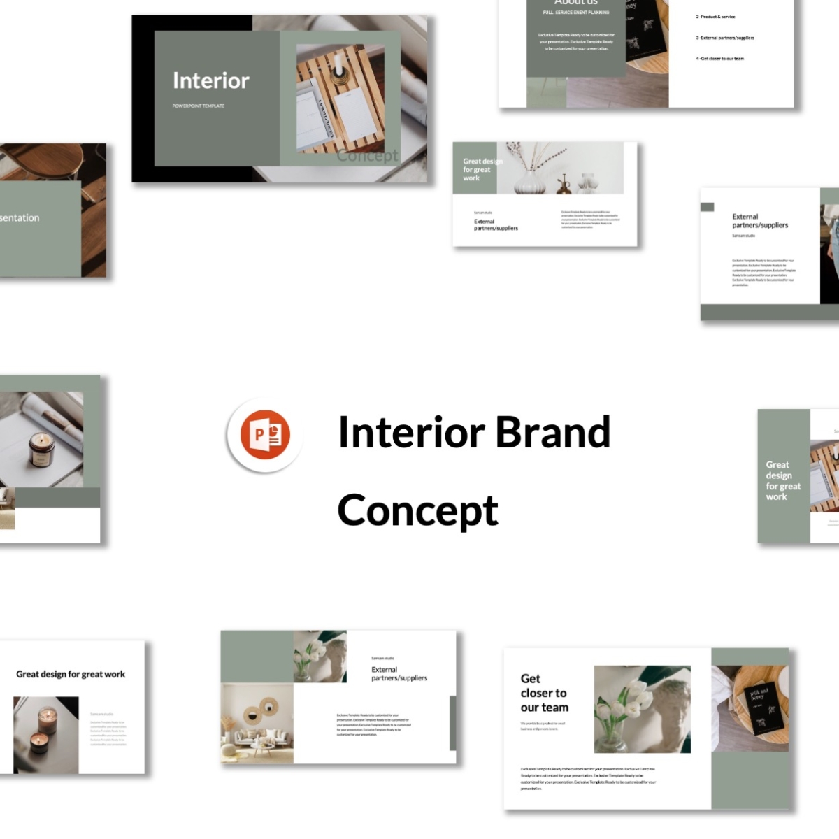 Modern Interior Design Portfolio Presentation Template