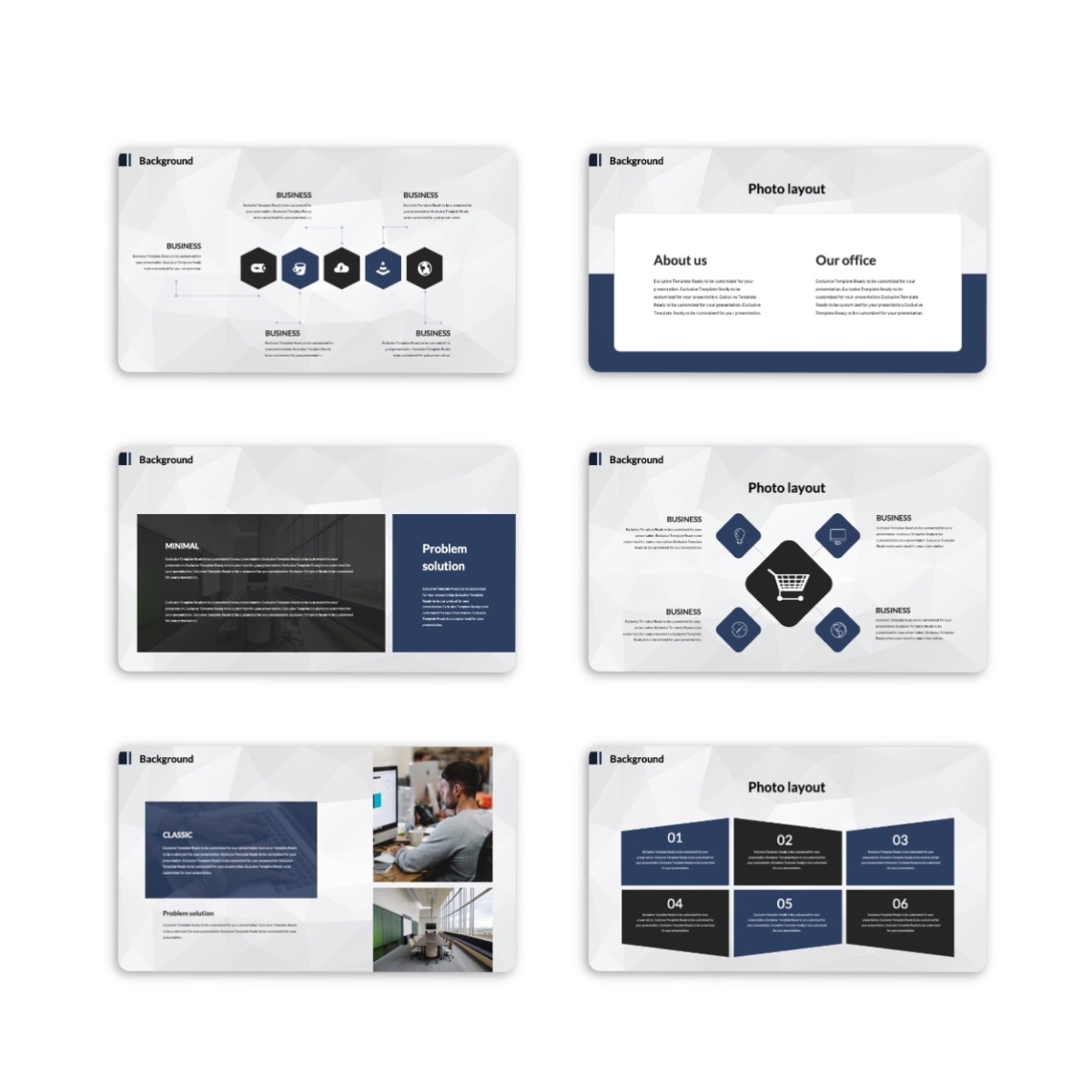 Outstanding Business Creative Presentation Template