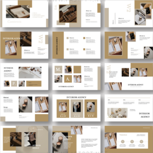 Minimal Interior Project Presentation Template