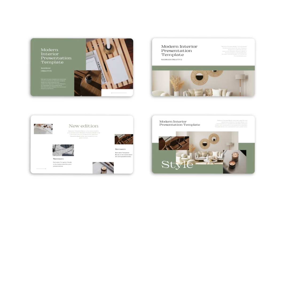 Interior Decor Brand Concept PowerPoint Template