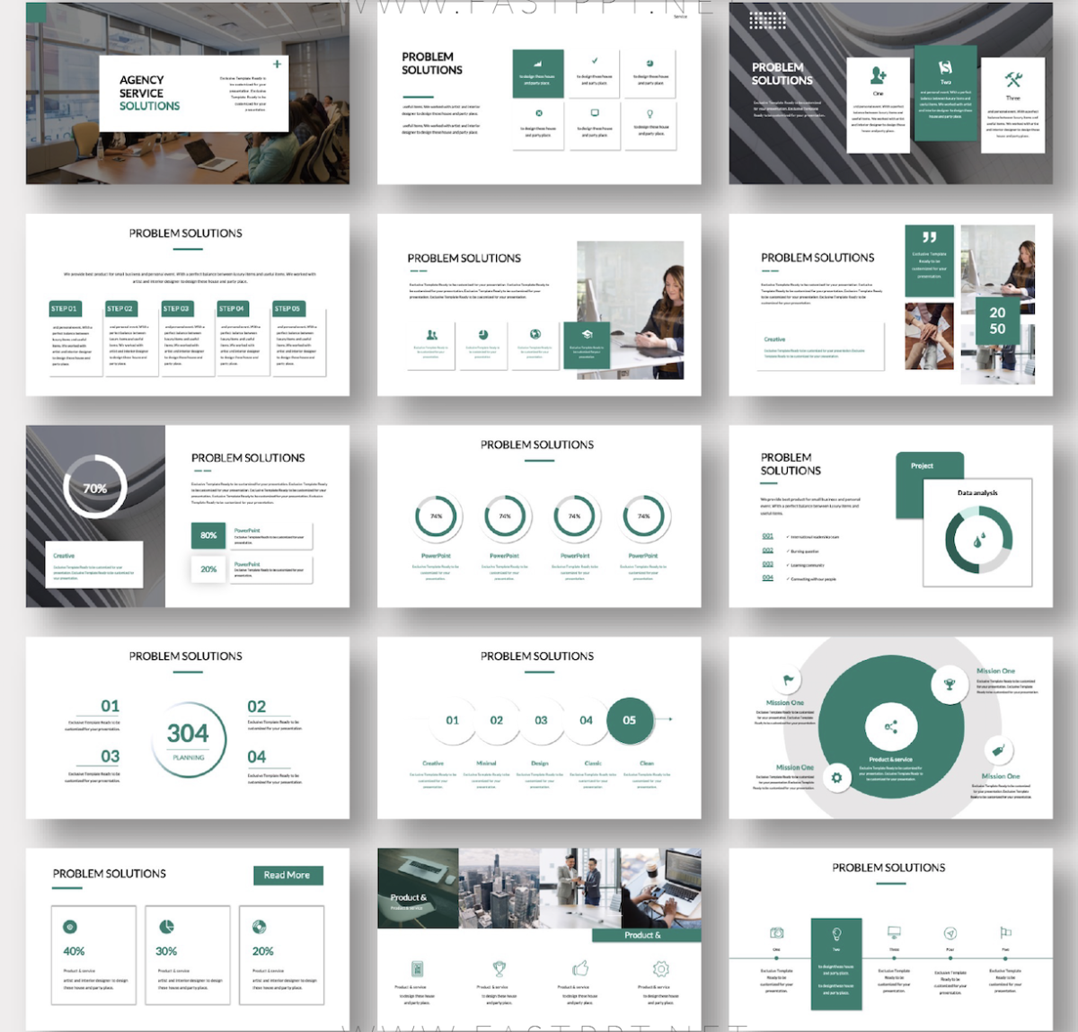 Company Consultant Project Presentation PowerPoint Template