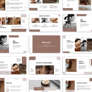 Powerful Branding Photo Portfolio PowerPoint Template