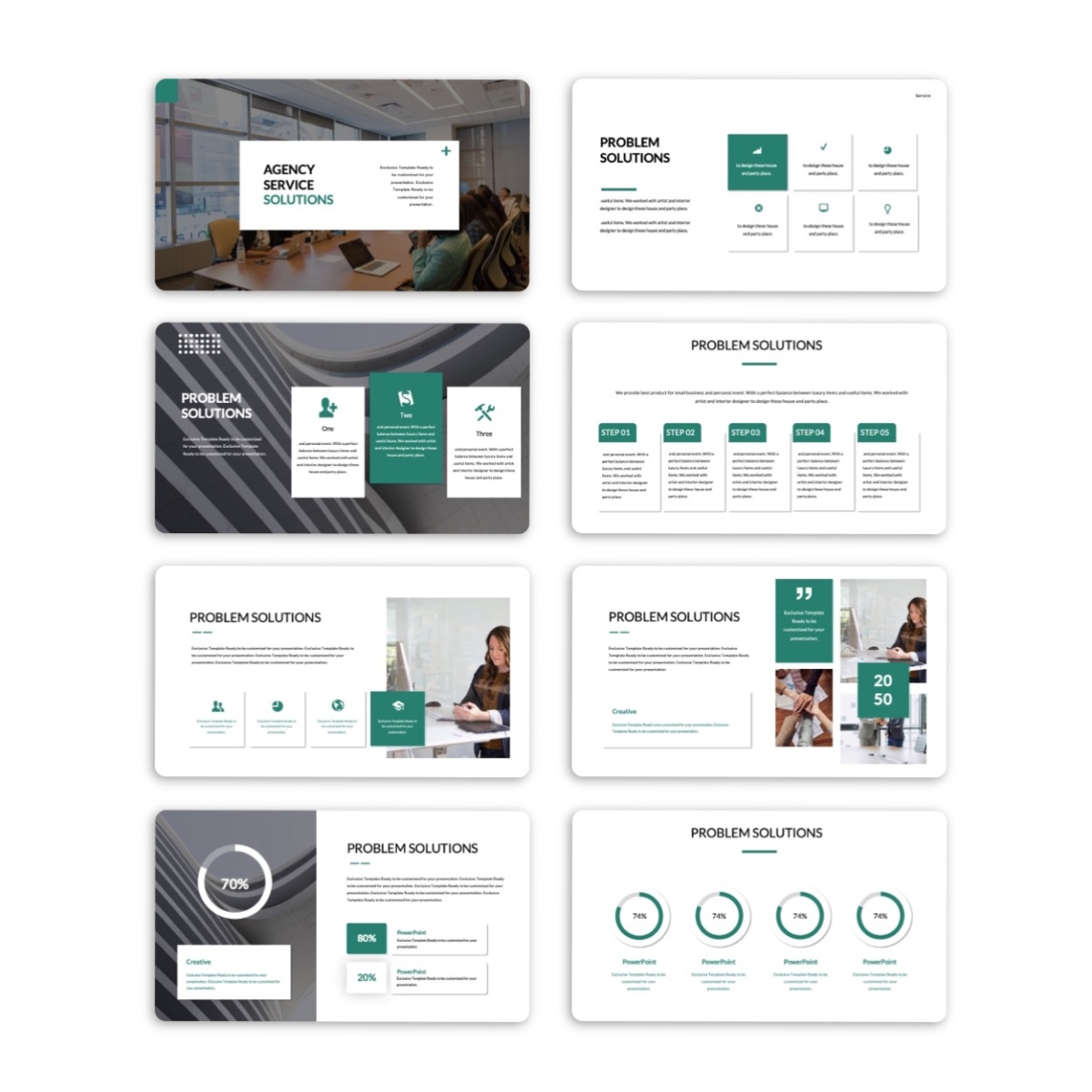Company Consultant Project Presentation PowerPoint Template